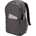 Repreve Recycled Laptop Backpack, 17 Inch Transfer - Dark Gray - Left Angle Propped