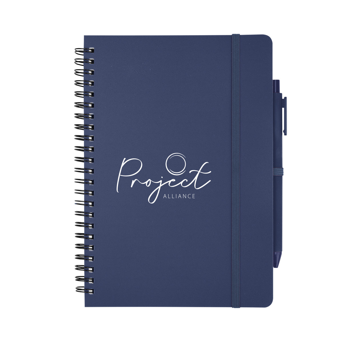 REPREVE Spiral Notebook and Pen, Recycled - Silk Screen
