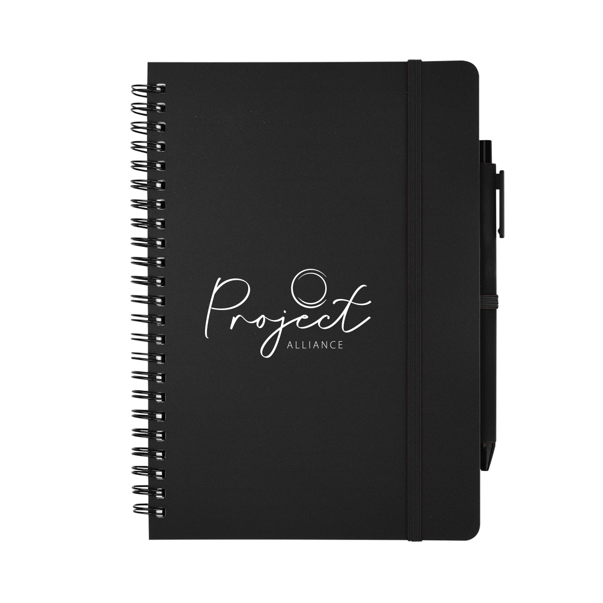REPREVE Spiral Notebook and Pen, Recycled - Silk Screen