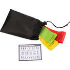Resistance Loop Band Set with Pouch, 3 Pieces - Black - Components 3