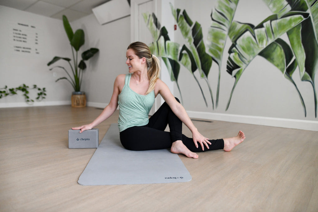Restore EVA Yoga Block - Dove Grey - View 4