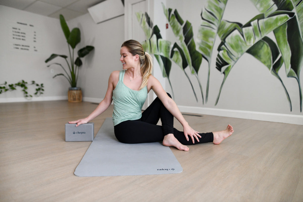 Restore EVA Yoga Block - Dove Grey - View 4