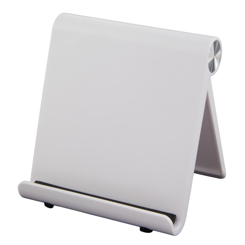 Resty Adjustable Phone and Tablet Stand - White - Left Angle