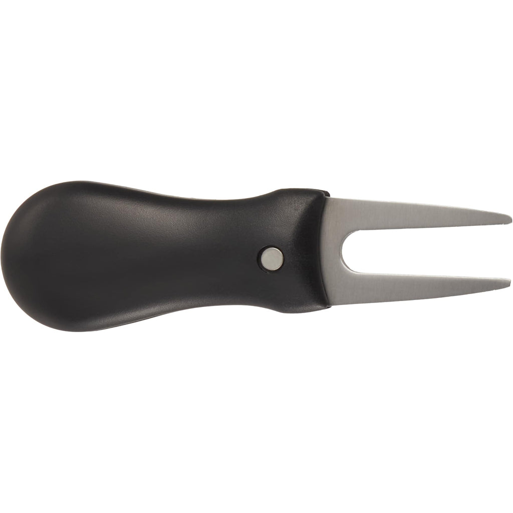 Retractable Divot Repair Tool with Magnetic Ball Marker - Black - Back