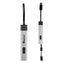 Retractable Travel Charging Cable in Recycled Aluminum Laser Engraving - Silver - Pad Print