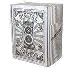 Retro Digital Camera, CinemaFlex - Black with Silver - Packaging2
