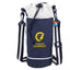 Retro Sport Bottle Sling in Recycled Polyester Transfer - Navy - Front