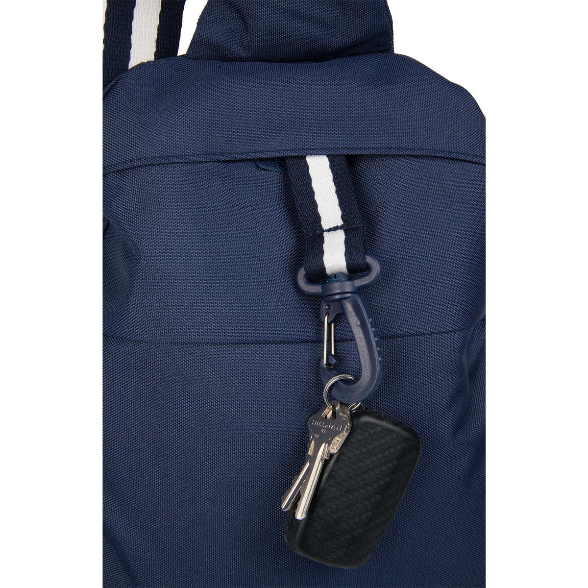 Retro Sport Sling Backpack for Tennis, Golf and Pickleball - Navy - Front Detail