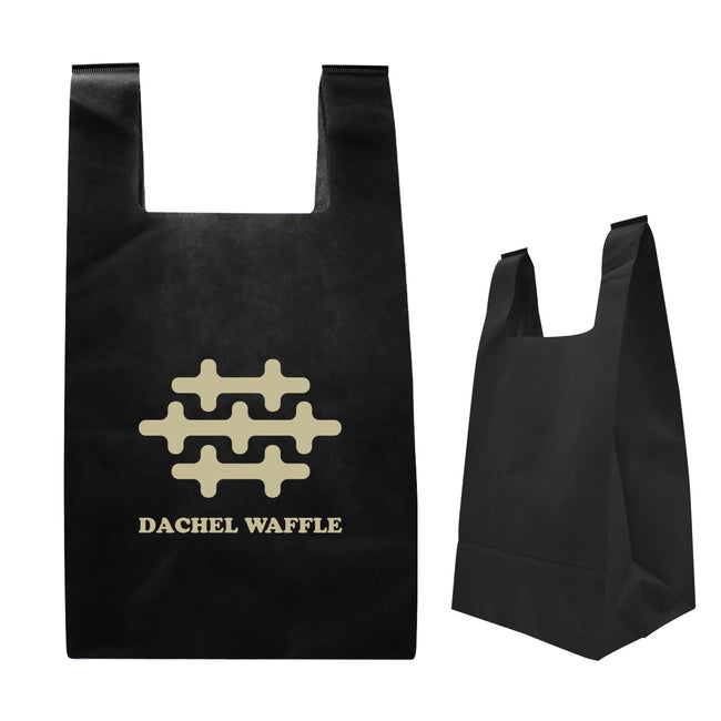 Reusable T-Shirt Style Recycled Tote Bag, Non-Woven