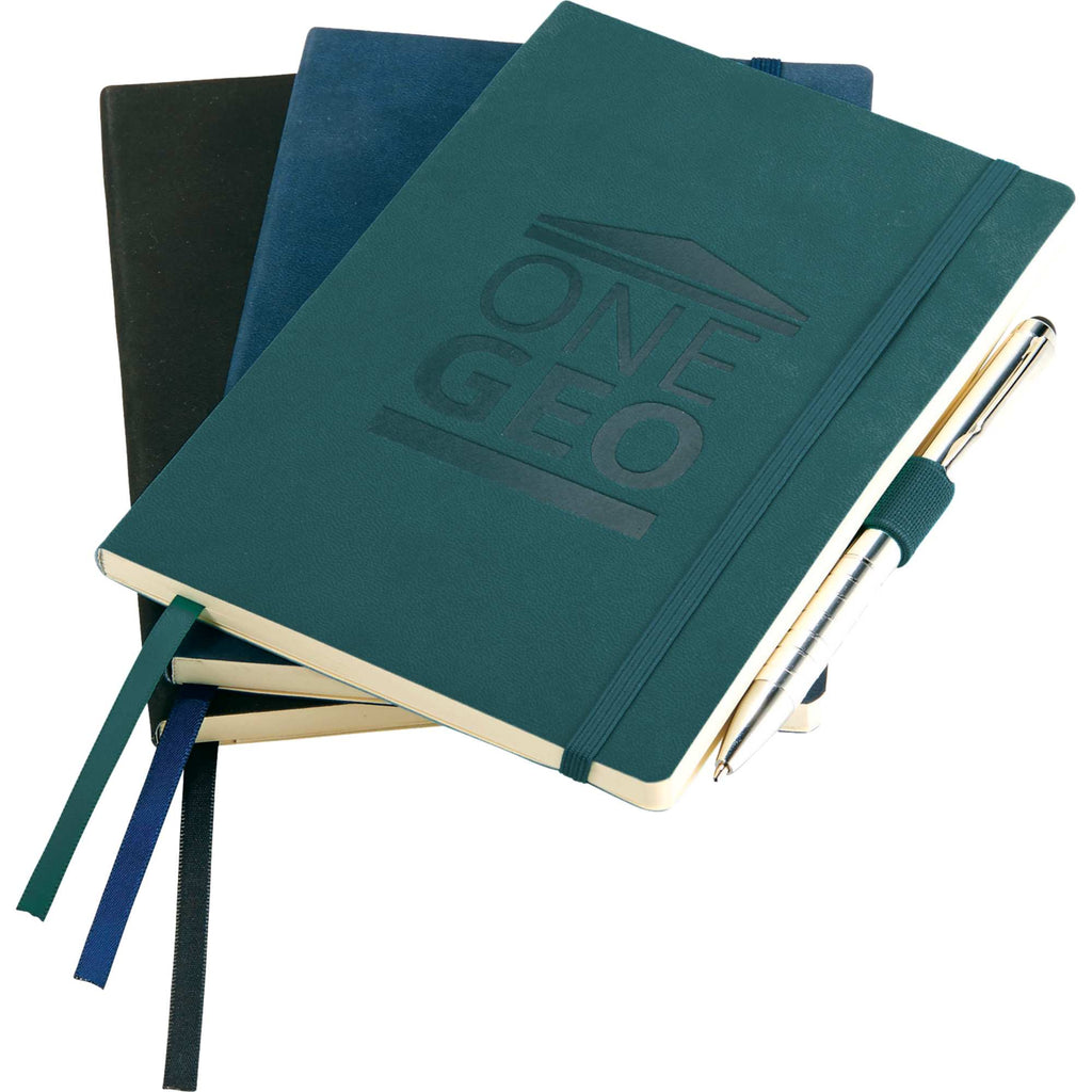 Revello Recycled Soft Cover Journal, 5 x 7 Inches Debossing - Turquoise - Photo 2