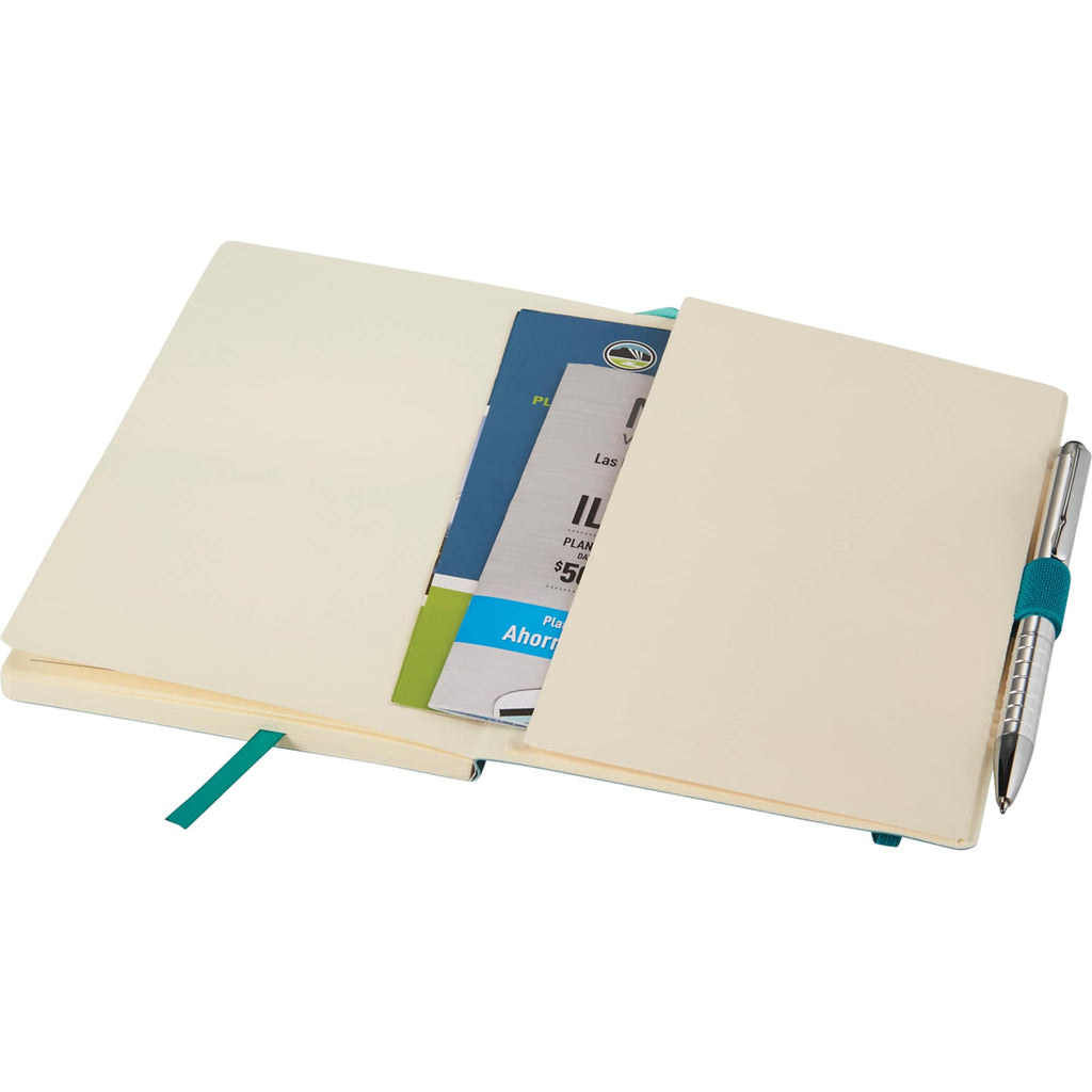 Revello Recycled Soft Cover Journal, 5 x 7 Inches Debossing - Turquoise - Photo 3