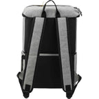 Revive Recycled Backpack Cooler with Dry Top Section Transfer - Graphite - Back