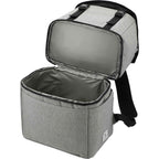Revive Recycled Backpack Cooler with Dry Top Section Transfer - Graphite - Left Angle 3
