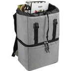 Revive Recycled Backpack Cooler with Dry Top Section Transfer - Graphite - Right Angle 3