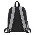 Revive Recycled Backpack with Removable Waist Pack Embroidery - Graphite - Back