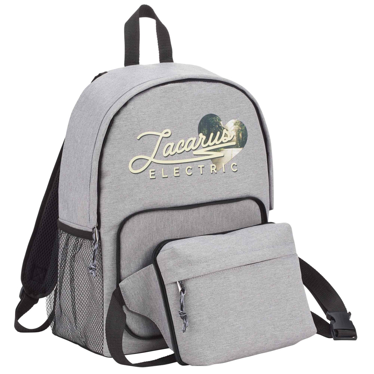 Revive Recycled Backpack with Removable Waist Pack Transfer - Graphite - Photo 3