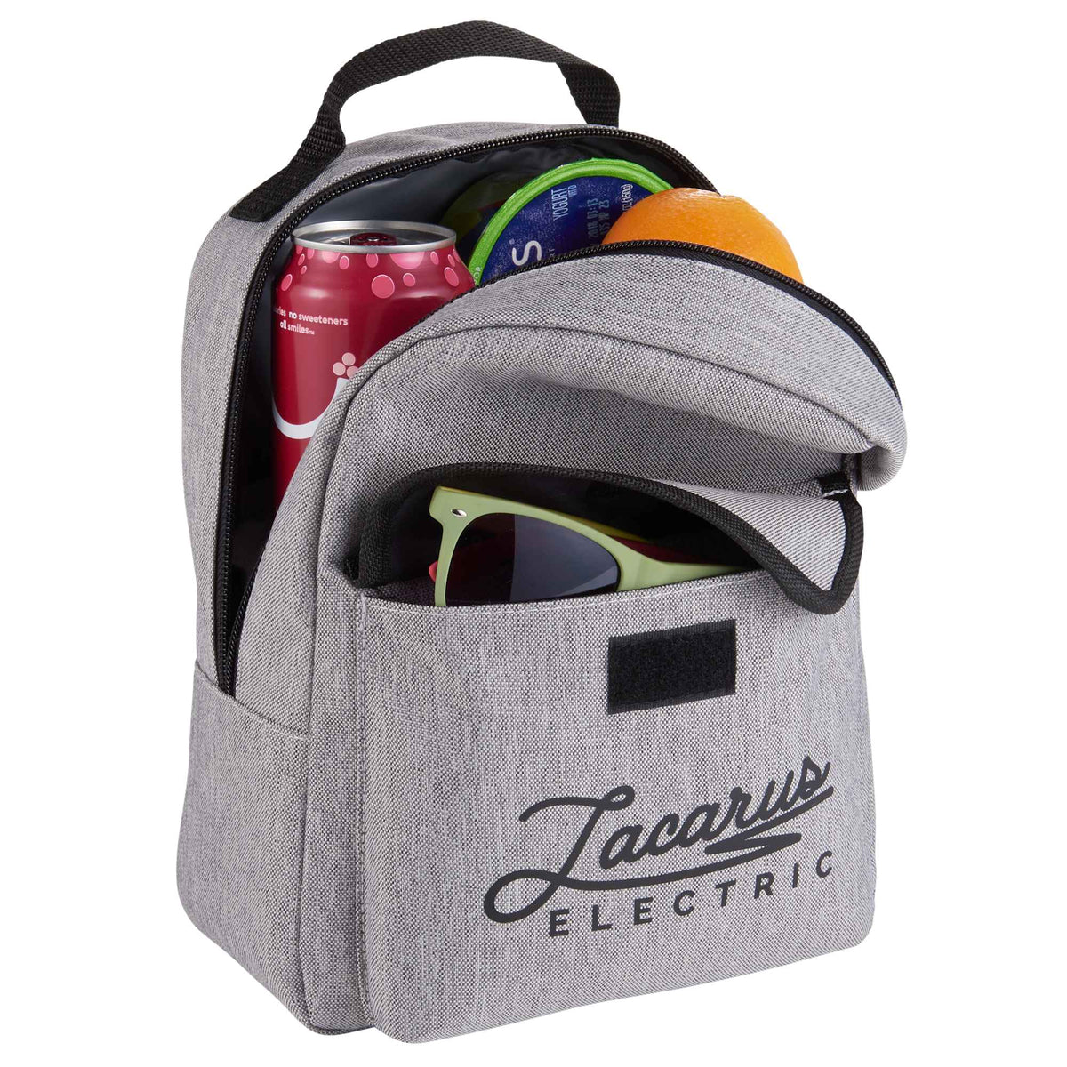 Revive Recycled Lunch Cooler with ID Label Embroidery - Graphite - Photo 2