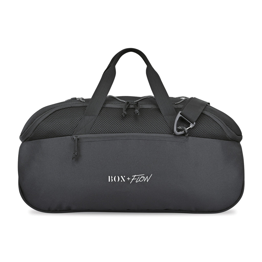 Revive Recycled Mesh Gym Duffel with Shoe Bag - Black - View 1