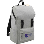 Revive Recycled Rucksack for 15 Inch Laptops Transfer - Graphite - Angled