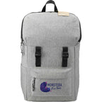 Revive Recycled Rucksack for 15 Inch Laptops Transfer - Graphite - Front