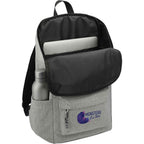Revive Recycled Rucksack for 15 Inch Laptops Transfer - Graphite - Propped