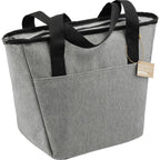 Revive Recycled Tote Cooler for 9 Cans Embroidery - Graphite - Right Angle 5