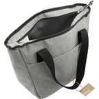 Revive Recycled Tote Cooler for 9 Cans Transfer - Graphite - Right Angle 4