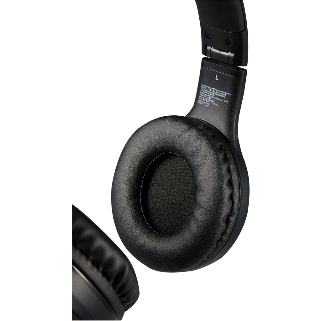 Rewired Bluetooth Headphones in Recycled Plastic - Black - Detail