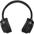 Rewired Bluetooth Headphones in Recycled Plastic - Black - Front 2
