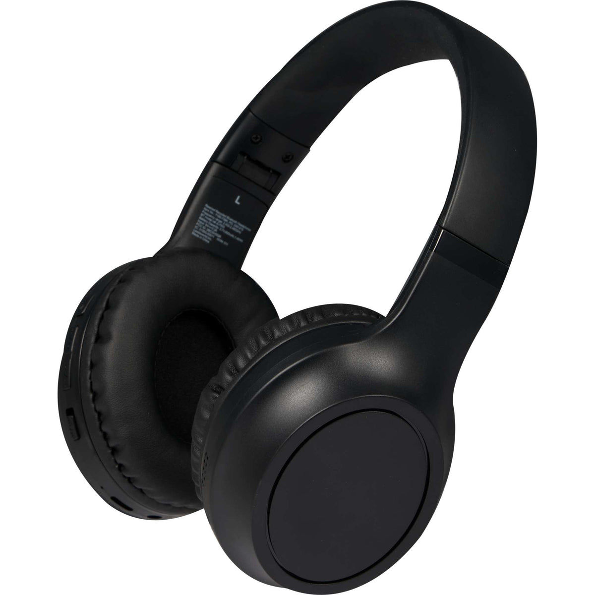 Rewired Bluetooth Headphones in Recycled Plastic - Black - Left Angle