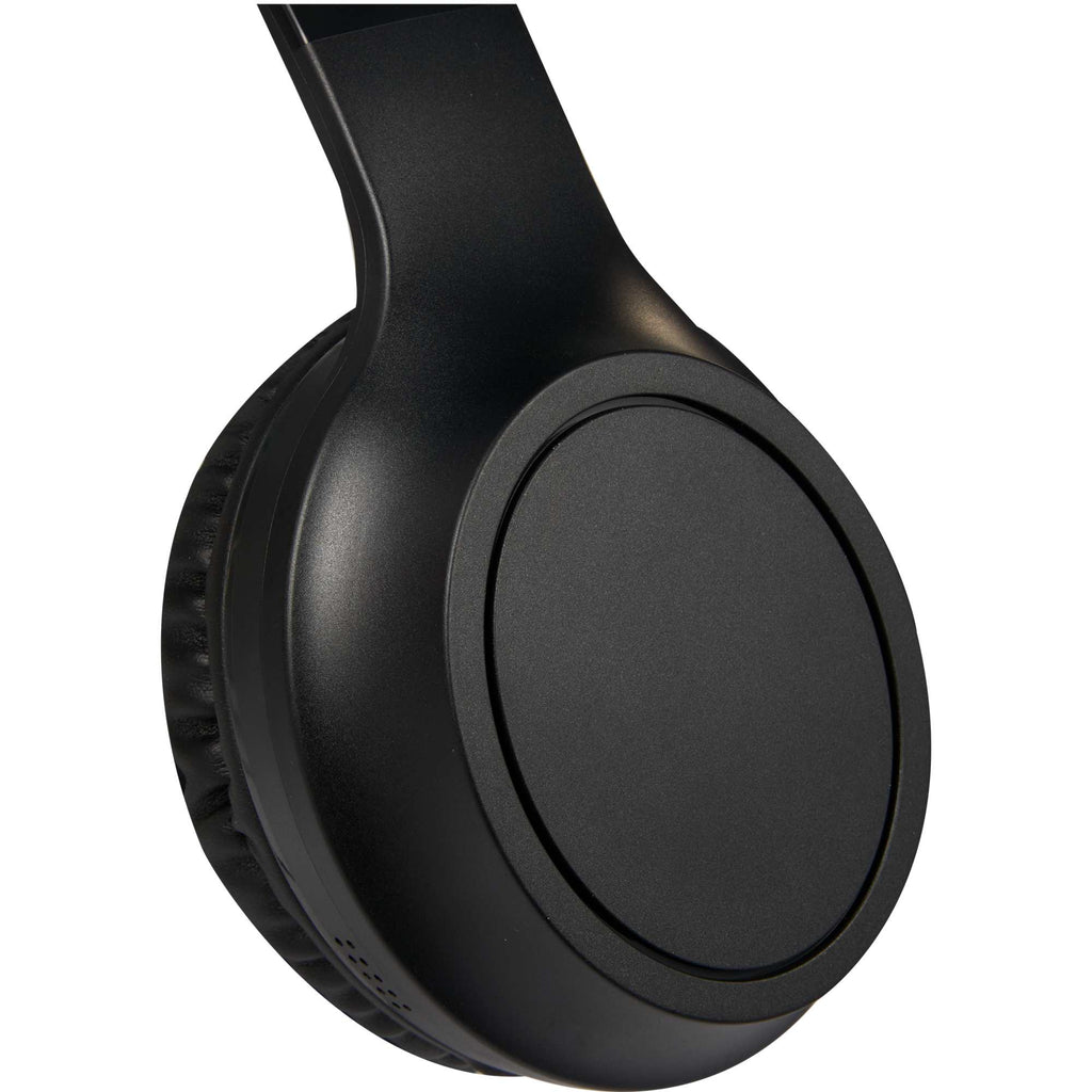 Rewired Bluetooth Headphones in Recycled Plastic - Black - Left Side