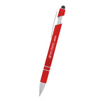 Rexton Incline Pen with Stylus - Red - Laser Engraving
