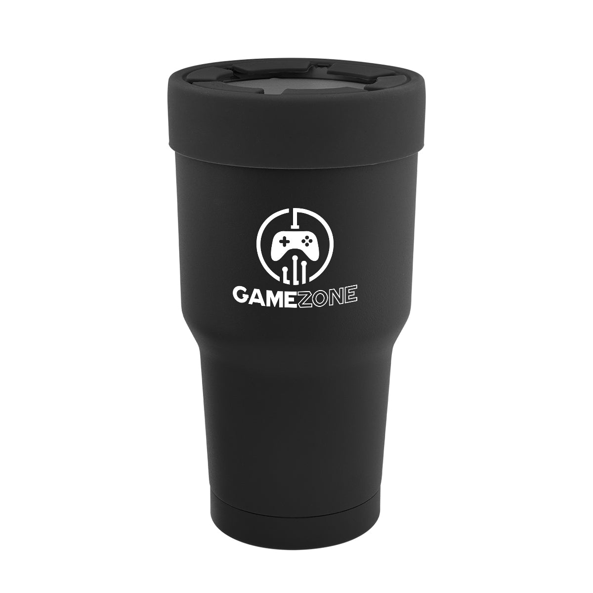 Reynolds On The Go Stainless Steel Cup Insulator, 30 oz - Black - Silk Screen