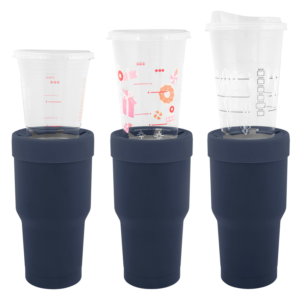 Reynolds On The Go Stainless Steel Cup Insulator, 30 oz - Inuse