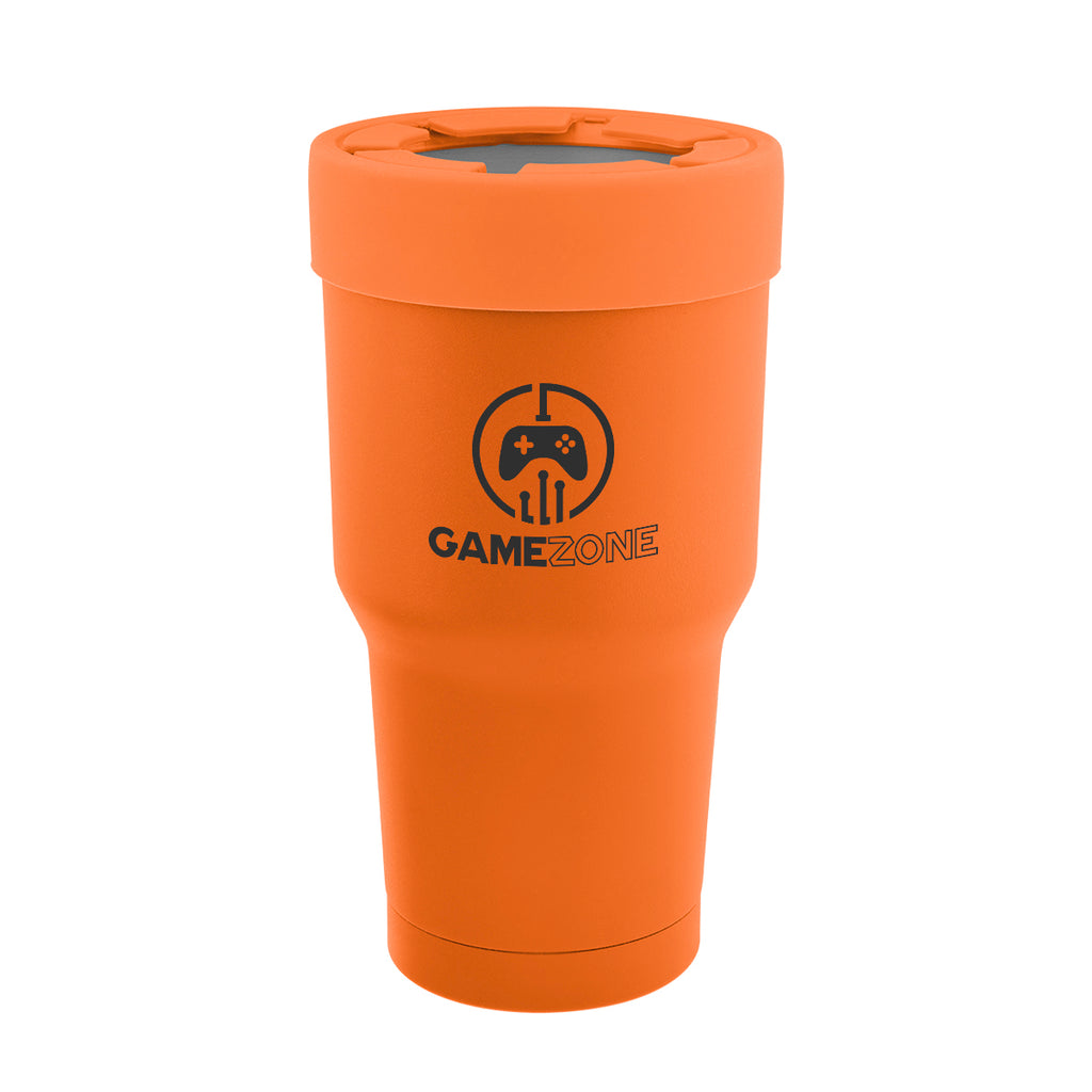 Reynolds On The Go Stainless Steel Cup Insulator, 30 oz - Orange - Silk Screen