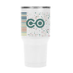 Reynolds Stainless Steel Tumbler in Full Color, 30 oz - White - Megabrite