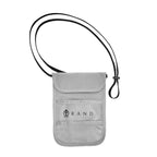 RFID Blocking Neck Wallet - Gray - Silk Screen