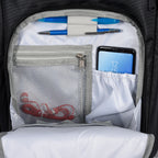 RFID Laptop Backpack and Briefcase - Black - Inset