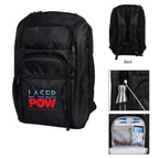 RFID Laptop Backpack and Briefcase Embroidery - Black - Colorbrite