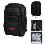 RFID Laptop Backpack and Briefcase Embroidery - Black - Embroidery