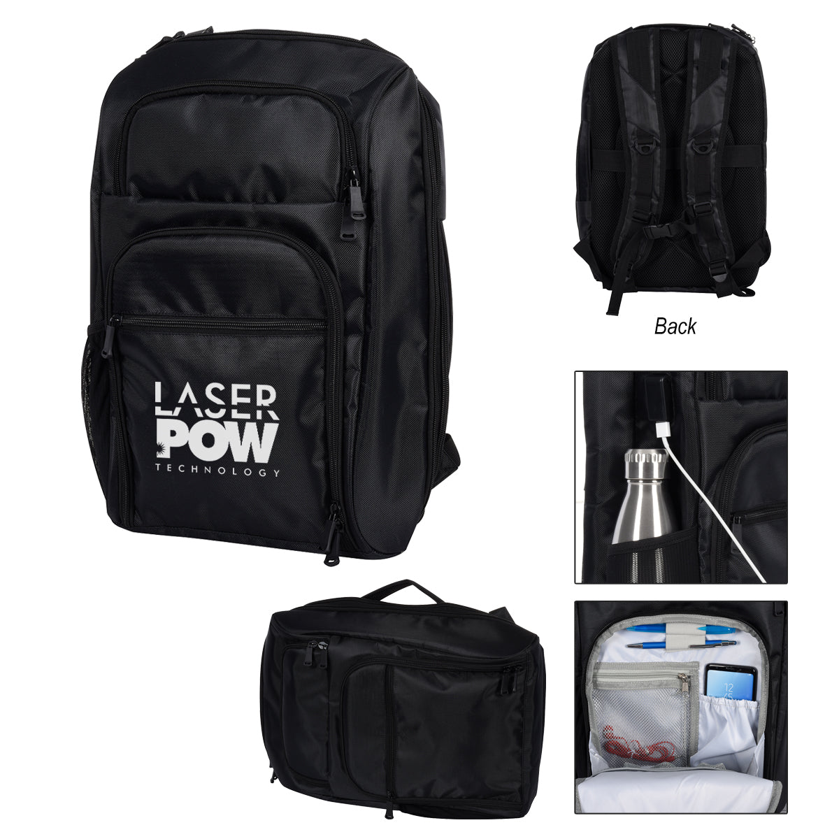 RFID Laptop Backpack and Briefcase Embroidery