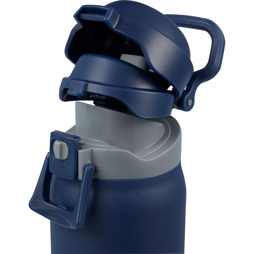Rhine Sip or Swig Insulated Bottle, 30 oz Full Color - Navy - Detail 4