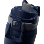 Rhine Sip or Swig Insulated Bottle, 30 oz Full Color - Navy - Sip Button Detail