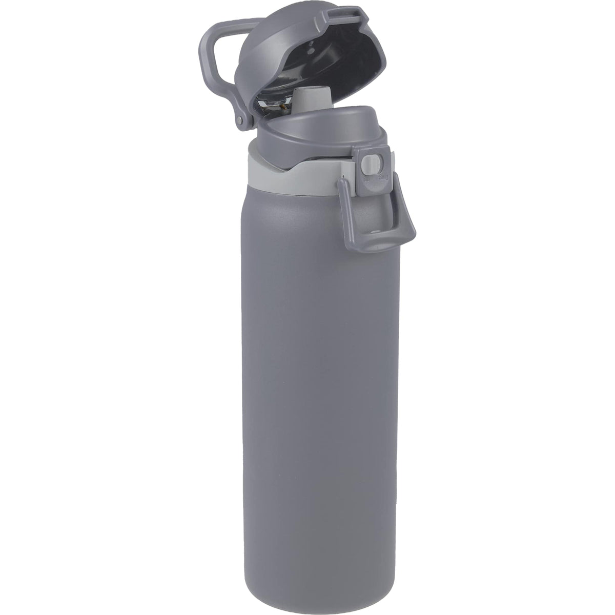 Rhine Sip or Swig Insulated Bottle, 30 oz Full Color - Stone - Right Angle Open