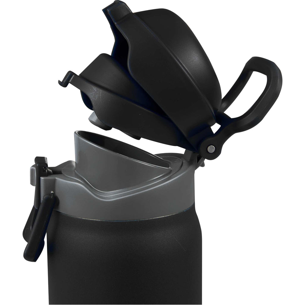 Rhine Sip or Swig Insulated Bottle, 30 oz Laser Engraving - Black - Detail
