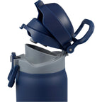 Rhine Sip or Swig Insulated Bottle, 30 oz Laser Engraving - Navy - Detail