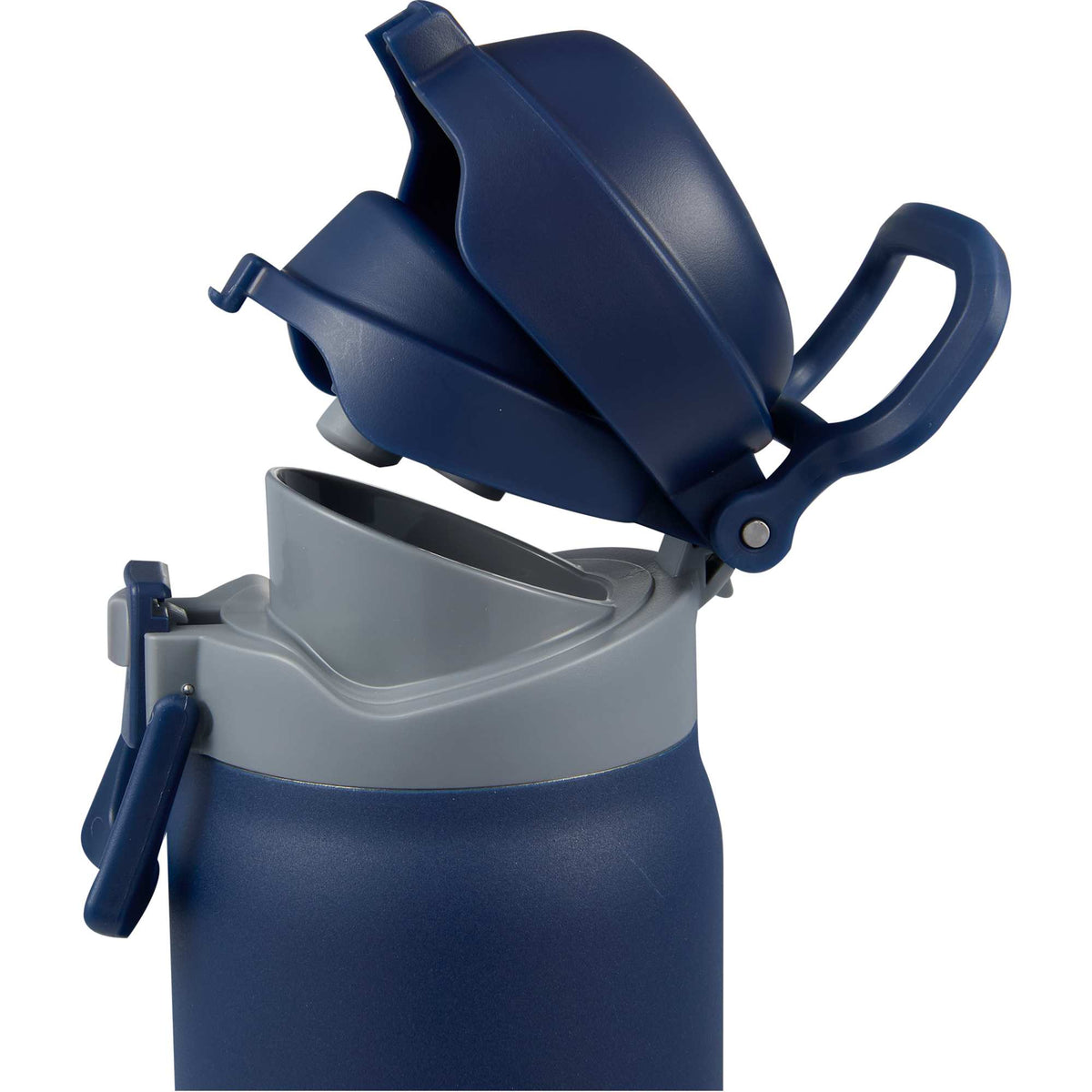 Rhine Sip or Swig Insulated Bottle, 30 oz Laser Engraving - Navy - Detail