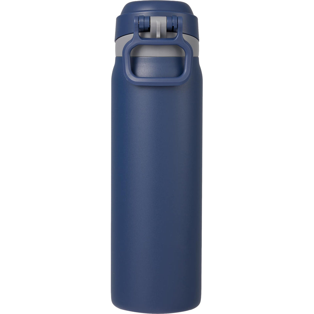 Rhine Sip or Swig Insulated Bottle, 30 oz - Navy - Back