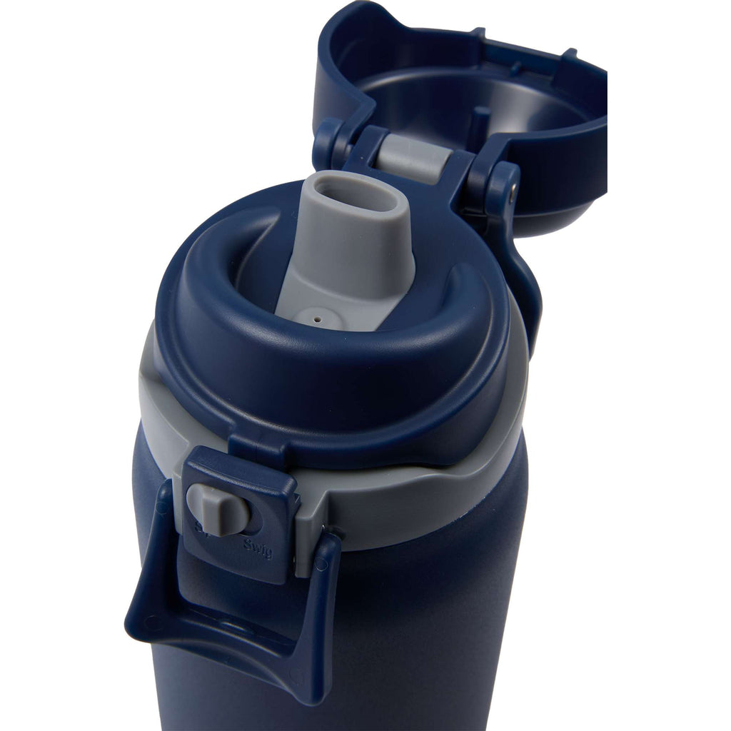 Rhine Sip or Swig Insulated Bottle, 30 oz - Navy - Sip Detail