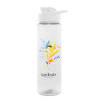 Rhythm Bottle in Full Color, 28 oz - Clear - Colorbrite